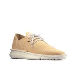 Clarks Mens Origin Leather Casual Shoes - 9 UK, Taupe