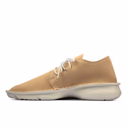 Clarks Mens Origin Leather Casual Shoes - 9 UK, Taupe