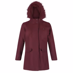 Regatta Womens/Ladies Serleena II Faux Fur Insulated Winter Parka - 8 UK, Dark Burgundy
