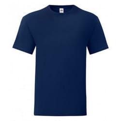 Fruit Of The Loom Mens Iconic T-Shirt (Pack Of 5) - 2XL, Navy