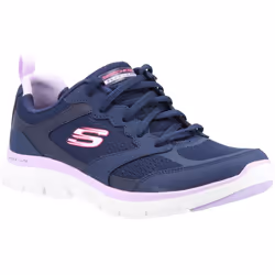 Skechers Womens/Ladies Flex Appeal 4.0 Active Flow Leather Trainers - 4 UK, Navy