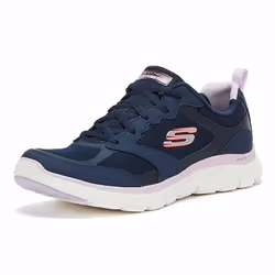 Skechers Womens/Ladies Flex Appeal 4.0 Active Flow Leather Trainers - 4 UK, Navy