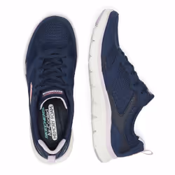 Skechers Womens/Ladies Flex Appeal 4.0 Active Flow Leather Trainers - 4 UK, Navy