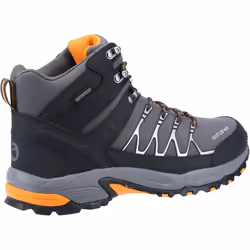 Cotswold Mens Abbeydale Mid Hiking Boots - 7 UK, Grey/Orange