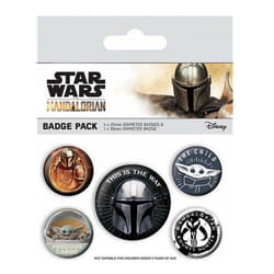 Star Wars: The Mandalorian This Is The Way Badge Set (Pack of 5)