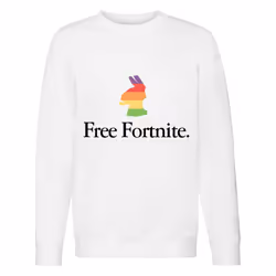 Fortnite Girls Llama Rainbow Sweatshirt