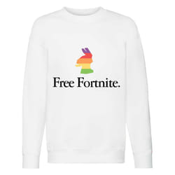 Fortnite Girls Llama Rainbow Sweatshirt