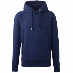 Anthem Mens Organic Hoodie - S, Oxford Navy
