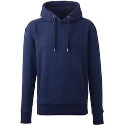 Anthem Mens Organic Hoodie - S, Oxford Navy