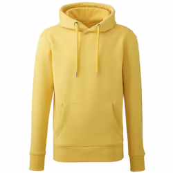 Anthem Mens Organic Hoodie - S, Yellow