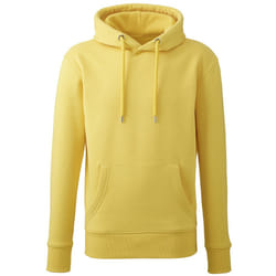Anthem Mens Organic Hoodie - S, Yellow