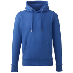 Anthem Mens Organic Hoodie - S, Royal Blue