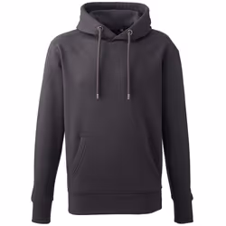 Anthem Mens Organic Hoodie - S, Charcoal