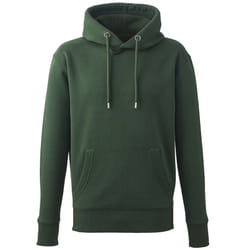Anthem Mens Organic Hoodie - S, Forest Green