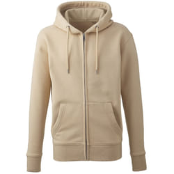Anthem Mens Organic Full Zip Hoodie - 3XL, Desert Sand