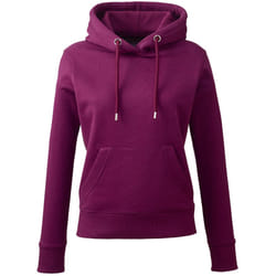 Anthem Womens/Ladies Organic Hoodie - L, Burgundy