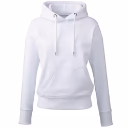 Anthem Womens/Ladies Organic Hoodie - XS, White