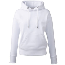 Anthem Womens/Ladies Organic Hoodie - XS, White