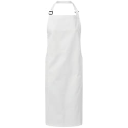 Premier Unisex Adult Organic Fairtrade Certified Full Apron - One Size, White