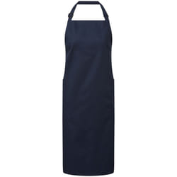 Premier Unisex Adult Organic Fairtrade Certified Full Apron - One Size, Navy