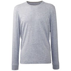 Anthem Mens Marl Long-Sleeved T-Shirt - XXL, Grey Marl