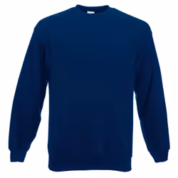 Fruit of the Loom Mens Classic 80/20 Set-in Sweatshirt - 4XL, Navy