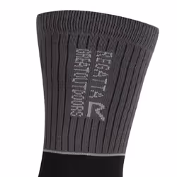 Regatta Mens Samaris 2 Season Socks (Pack of 2) - 9 UK-12 UK, Black/Dark Steel