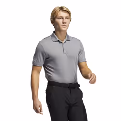 Adidas Mens Polo Shirt - M, Grey