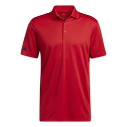 Adidas Mens Polo Shirt - S, Red