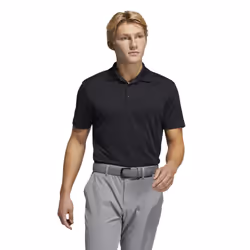 Adidas Mens Polo Shirt - S, Black