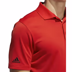 Adidas Mens Polo Shirt - M, Red
