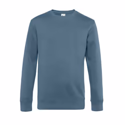B&C Mens King Sweatshirt - XS, Dusty Blue