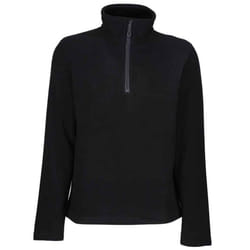 Regatta Mens Honestly Made Recycled Half Zip Fleece - XXL, Black