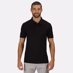 Regatta Mens Honestly Made Recycled Polo Shirt - XL, Black