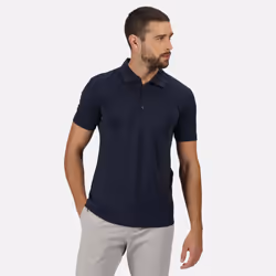 Regatta Mens Honestly Made Recycled Polo Shirt - M, Navy