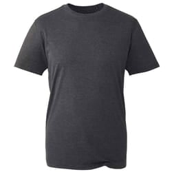 Anthem Mens Marl Organic T-Shirt - XS, Dark Grey