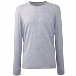 Anthem Mens Marl Long-Sleeved T-Shirt - XS, Grey