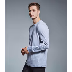 Anthem Mens Marl Long-Sleeved T-Shirt - XS, Grey
