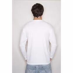 Fruit Of The Loom Mens R Long-Sleeved T-Shirt - M, White