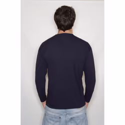 Fruit Of The Loom Mens R Long-Sleeved T-Shirt - L, Deep Navy
