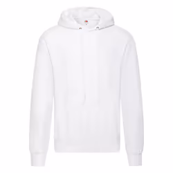 Fruit Of The Loom Mens Hooded Sweatshirt / Hoodie - 4XL, White