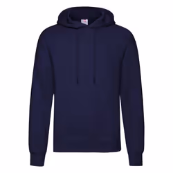 Fruit Of The Loom Mens Hooded Sweatshirt / Hoodie - 4XL, Navy