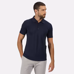 Regatta Mens Honestly Made Recycled Polo Shirt - XS, Navy