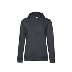 B&C Womens/Ladies Organic Hoodie - XL, Asphalt