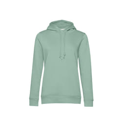 B&C Womens/Ladies Organic Hoodie - XS, Sage Green