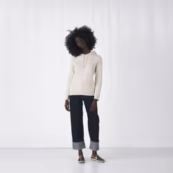 B&C Womens/Ladies Organic Hoodie - M, Off White