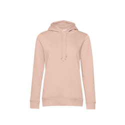 B&C Womens/Ladies Organic Hoodie - XS, Soft Rose