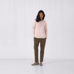 B&C Womens/Ladies Organic Hoodie - XS, Soft Rose
