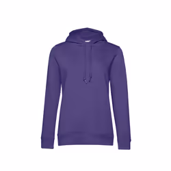 B&C Womens/Ladies Organic Hoodie - XS, Radiant Purple