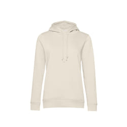 B&C Womens/Ladies Organic Hoodie - XS, Off White